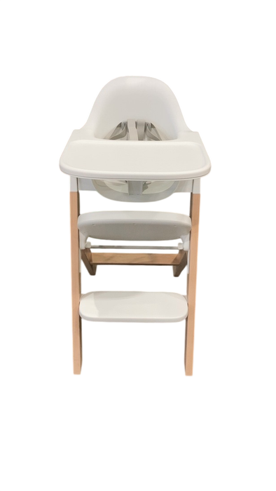 Shop Mockingbird High Chair, Natural Beech, White at GoodBuy Gear