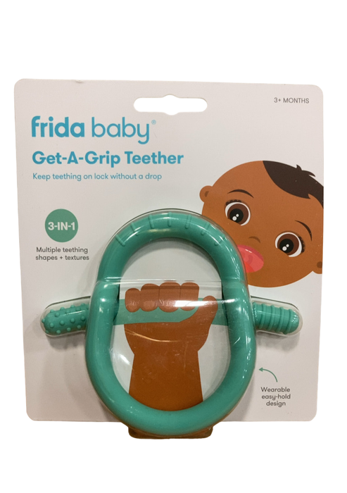 Shop FridaBaby Get-A-Grip Teether, Muted Teal at GoodBuy Gear