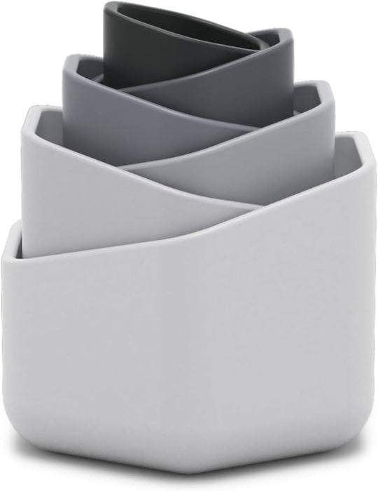 Lalo Stacking Cups, Black and White