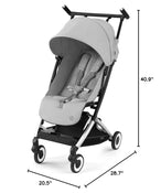 Shop Cybex Libelle 2 Compact Stroller, 2024, Fog Grey at GoodBuy Gear
