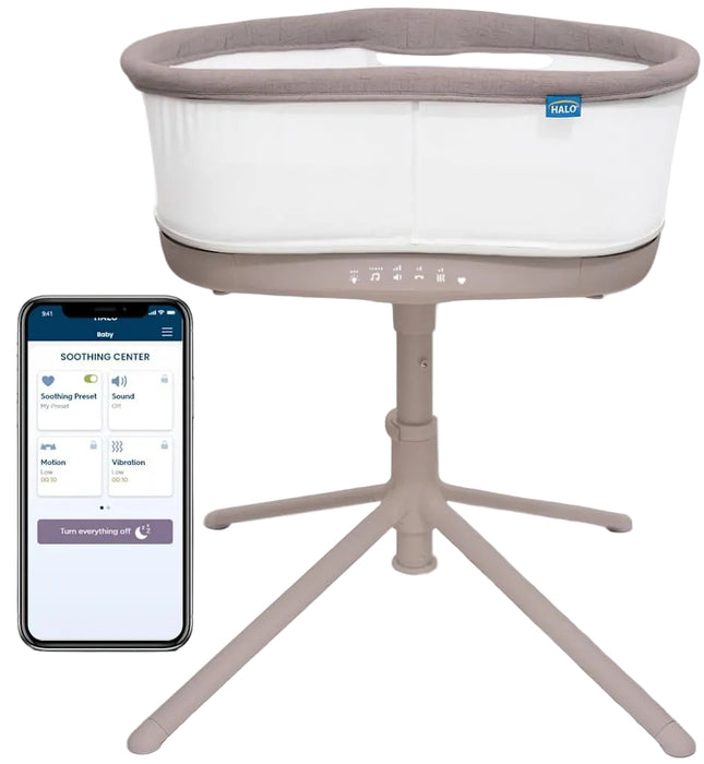 Halo Bassinest Swivel Sleeper 3.0, Warm Grey