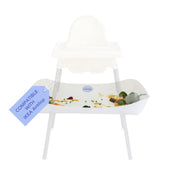 Shop Catchy The Food Catcher For High Chairs, For IKEA Antilop High Chair, White at GoodBuy Gear