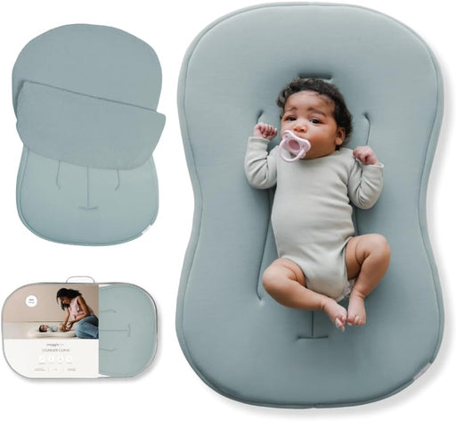 Shop Snuggle Me Organic Lounger Curve, Slate at GoodBuy Gear