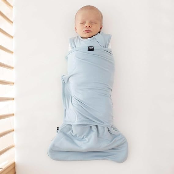 Kyte Baby Sleep Bag Swaddler, Fog, XSmall(7-13 lbs)