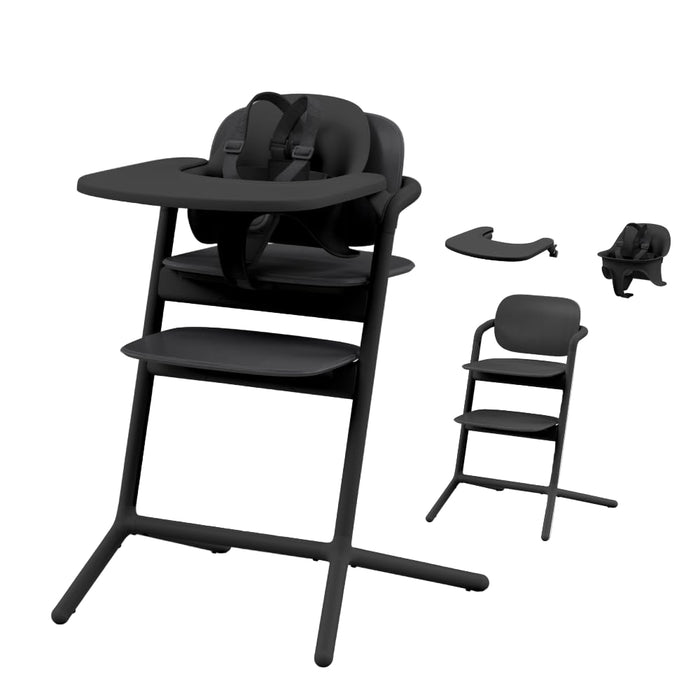 Cybex Lemo Chair 3-in-1 Set, Stunning Black