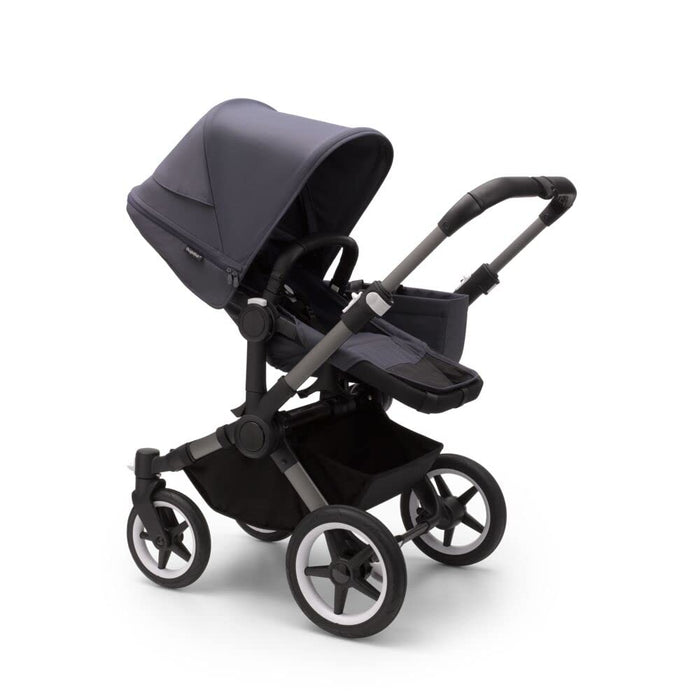 Shop Bugaboo Donkey 5 Mono Stroller, Graphite, Stormy Blue, Stormy Blue, 2025 at GoodBuy Gear
