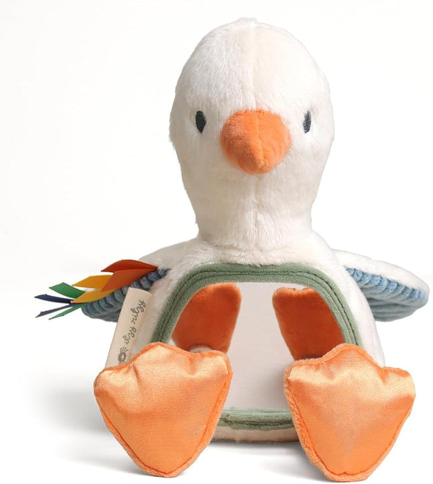 Itzy Ritzy Sensory Tummy Time Toy Mirror, Goose