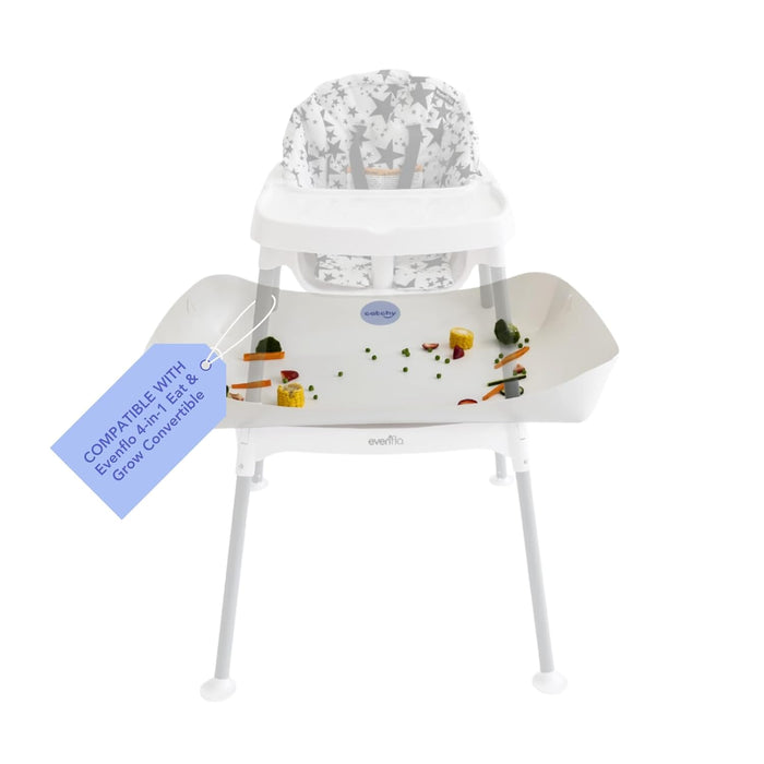 Catchy The Food Catcher For High Chairs, For Evenflo 4-In-1, White