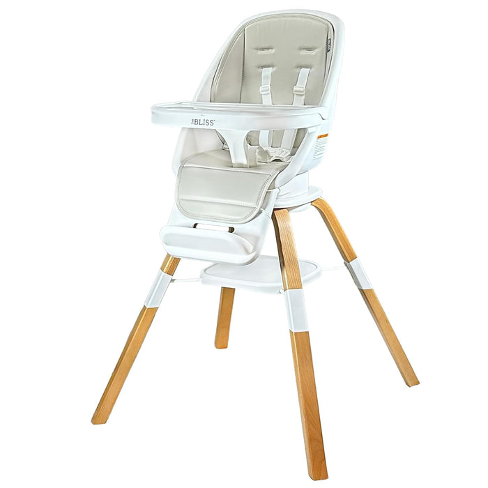 TruBliss 2-in-1 Turn-a-Tot High Chair, Gray Taupe