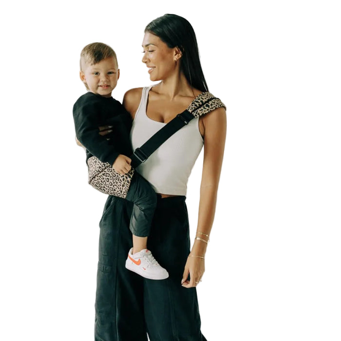 TushBaby Liftoff Toddler Sling, Cheetah