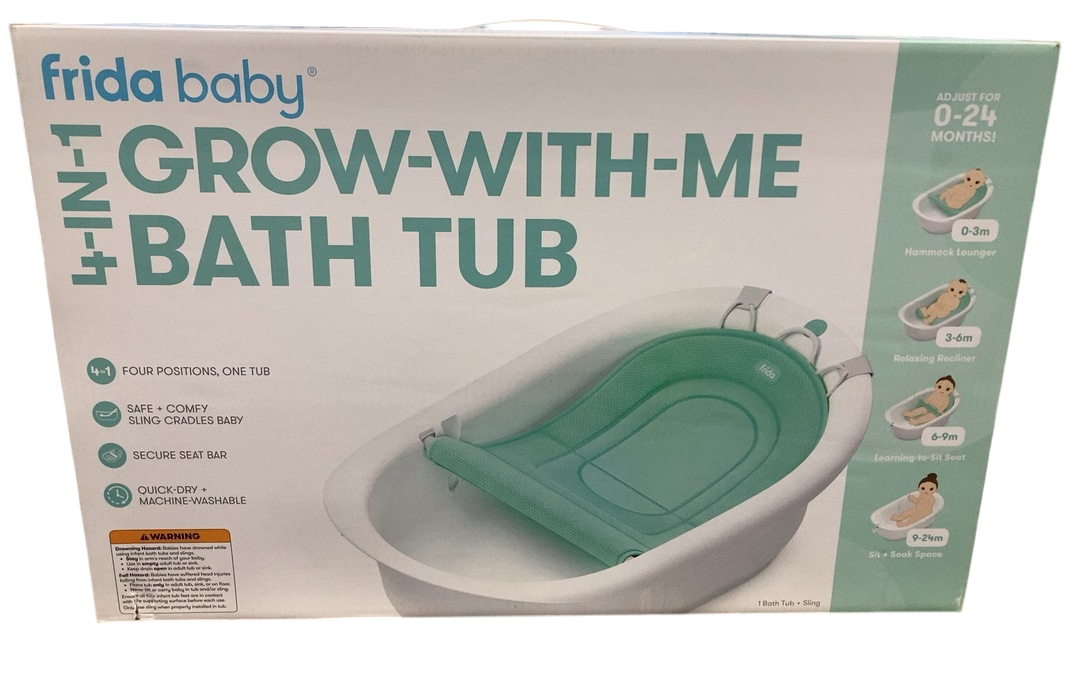 Shop FridaBaby Grow-With-Me Bath Tub, Updated, Mesh Seat at GoodBuy Gear