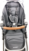 Shop Mockingbird Single to Double 2.0 Stroller, Sky, Watercolor Drops, Silver With Penny Leather, 2025 at GoodBuy Gear