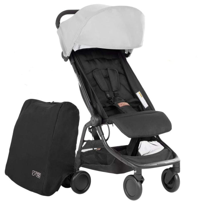 Shop Mountain Buggy Nano V3 Stroller, Silver, 2024 at GoodBuy Gear