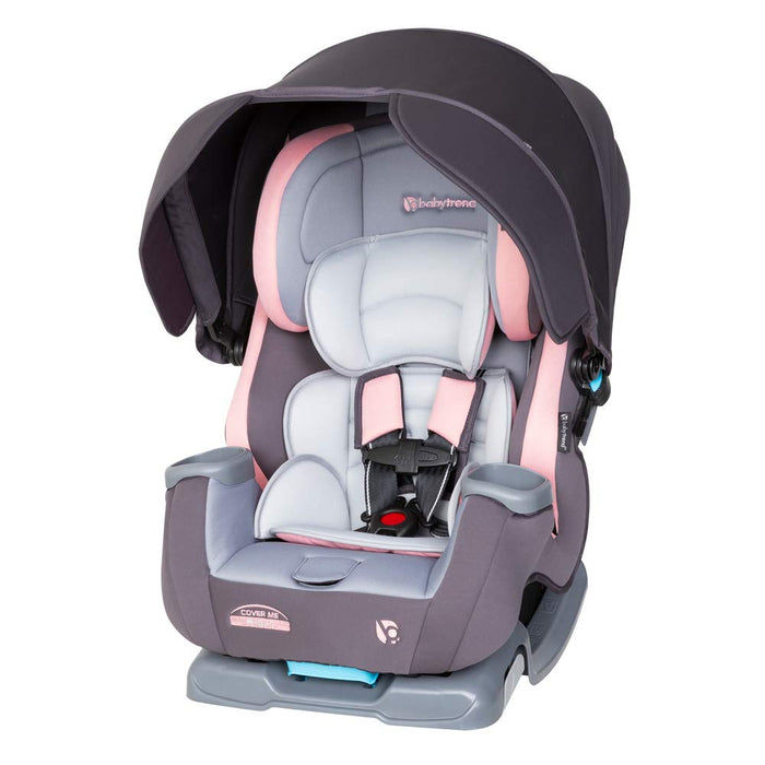 Baby Trend Cover Me 4-in-1 Convertible Car Seat, Quartz Pink, 2025