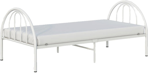 Shop BK Furniture Brooklyn Metal Twin Bed, White at GoodBuy Gear