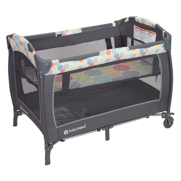 Baby Trend Lil Snooze Deluxe II Nursery Center, Funfetti