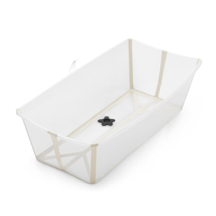 Stokke Flexi Bath Foldable Baby Bathtub, Sandy Beige, XLarge