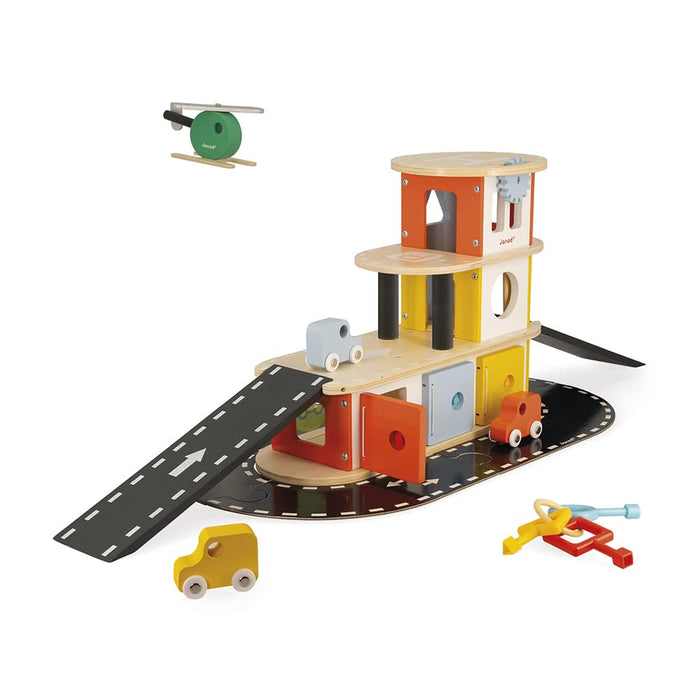 Shop Janod Bolid Solid Wood Garage at GoodBuy Gear