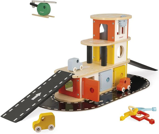 Shop Janod Bolid Solid Wood Garage at GoodBuy Gear