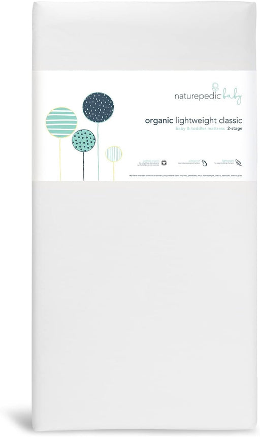 Shop Naturepedic Organic Lightweight Crib Mattress, White at GoodBuy Gear