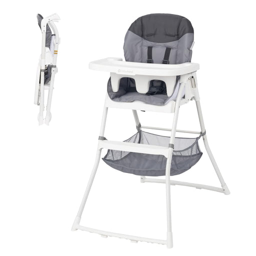 Shop Baby Trend Flat Fold High Chair, Stellar Grey at GoodBuy Gear