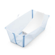 Shop Stokke Flexi Bath Bundle Pack, Regular, Transparent Ocean Blue at GoodBuy Gear