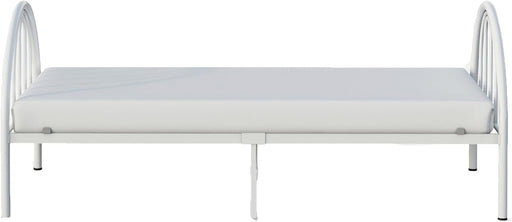 Shop BK Furniture Brooklyn Metal Twin Bed, White at GoodBuy Gear