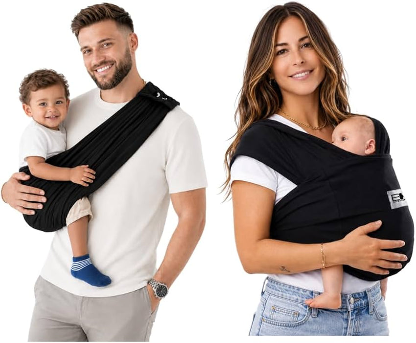 Baby K'tan Baby Carrier, Black, Original, X-Small