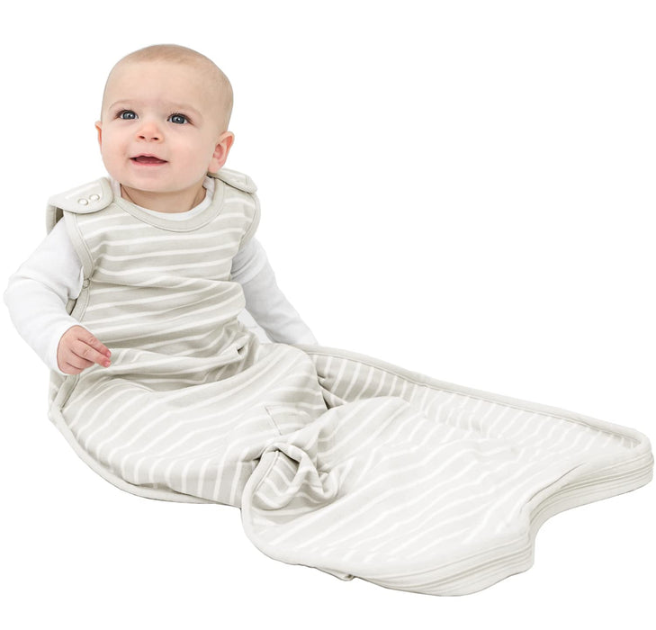 Woolino 4 Seasons Ultimate Sleep Bag, Birch Grey, 2-24 months
