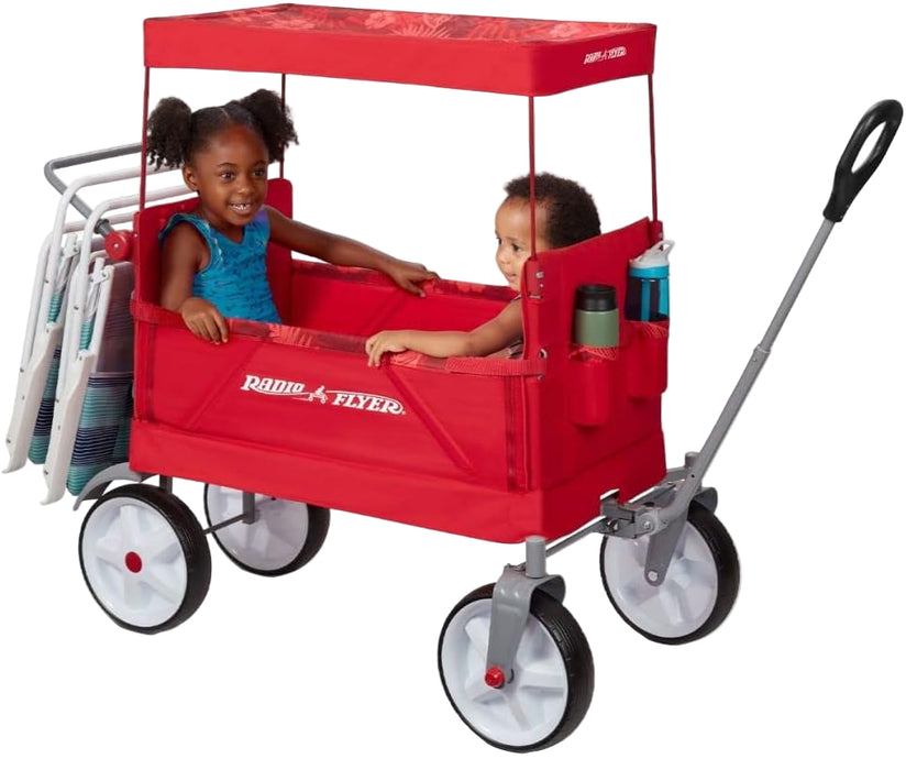 Radio Flyer Beach & Boardwalk Wagon, Red