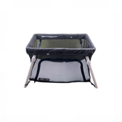 Shop Guava Family Lotus Travel Crib and Play Yard, Grey at GoodBuy Gear