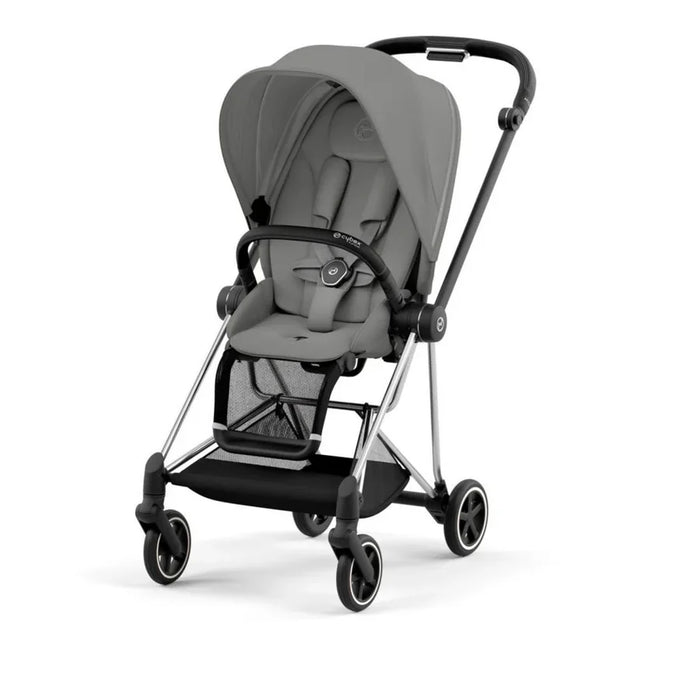 Cybex Mios3 Stroller, 2024, Chrome/Black, Mirage Grey