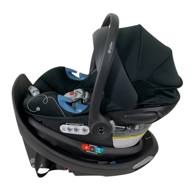 Shop Cybex Aton G Swivel Infant Car Seat And Base, Moon Black, 2024 at GoodBuy Gear