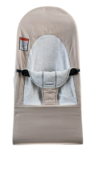 Shop BabyBjorn Bouncer Balance Soft, Beige/Gray, Black Frame at GoodBuy Gear