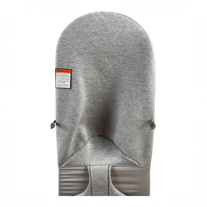 Shop BabyBjorn Bouncer Bliss, Dark Gray Frame, Light Gray 3D Jersey at GoodBuy Gear