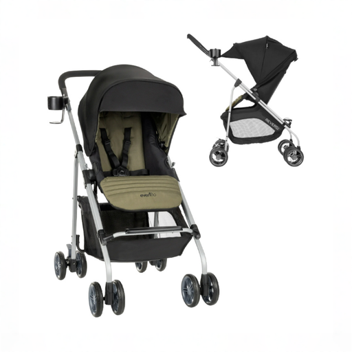 Shop Evenflo Reversi Lightweight Reversible Stroller, 2026, Leonis Green at GoodBuy Gear
