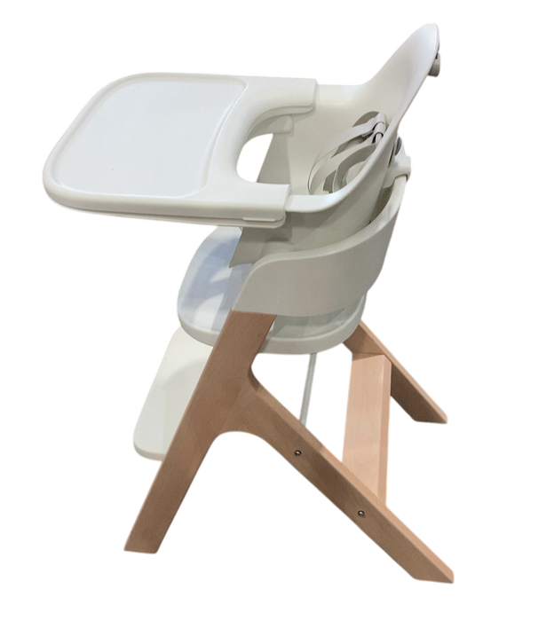 Shop Mockingbird High Chair, 2.0, Natural Beech, White at GoodBuy Gear
