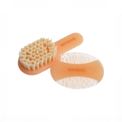 Shop Sprucely Brush And Comb Set, Cantaloupe at GoodBuy Gear