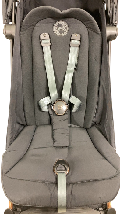 Shop Cybex Coya Stroller, 2023, Rose Gold, Sepia Black at GoodBuy Gear