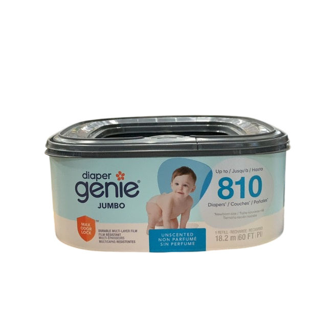 Shop Diaper Genie Jumbo Square Disposal Bag Refill, 810 Ct at GoodBuy Gear