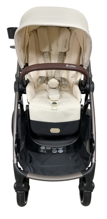 Shop Cybex e-Gazelle S Stroller, 2024, Seashell Beige, Taupe at GoodBuy Gear
