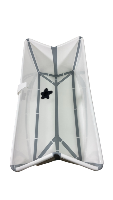 Shop Stokke Flexi Bath Foldable Baby Bathtub, Regular, White at GoodBuy Gear
