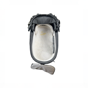 Shop Cybex PRIAM Lux Carry Cot, Simply Flowers Grey at GoodBuy Gear