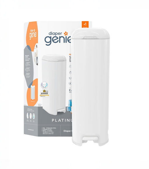 Shop Diaper Genie Platinum Diaper Pail, White at GoodBuy Gear
