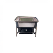 Shop Monbebe Height Adjustable Baby Bassinet, Castle Point at GoodBuy Gear