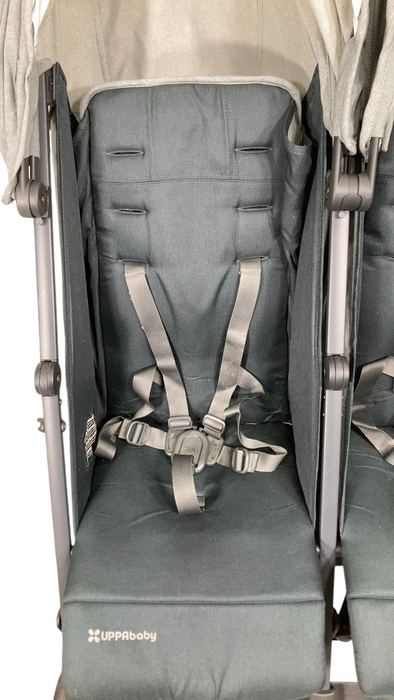 Shop UPPAbaby G-Link V2 Double Stroller, 2022, Greyson (Charcoal Melange) at GoodBuy Gear