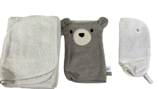 Shop Tiny Kind Cozy Critter Bath Time Set 4 Piece, Taupe Bear at GoodBuy Gear