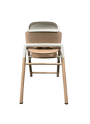 Shop Bugaboo Giraffe High Chair, Neutral Wood/White, w/ White Baby Set at GoodBuy Gear