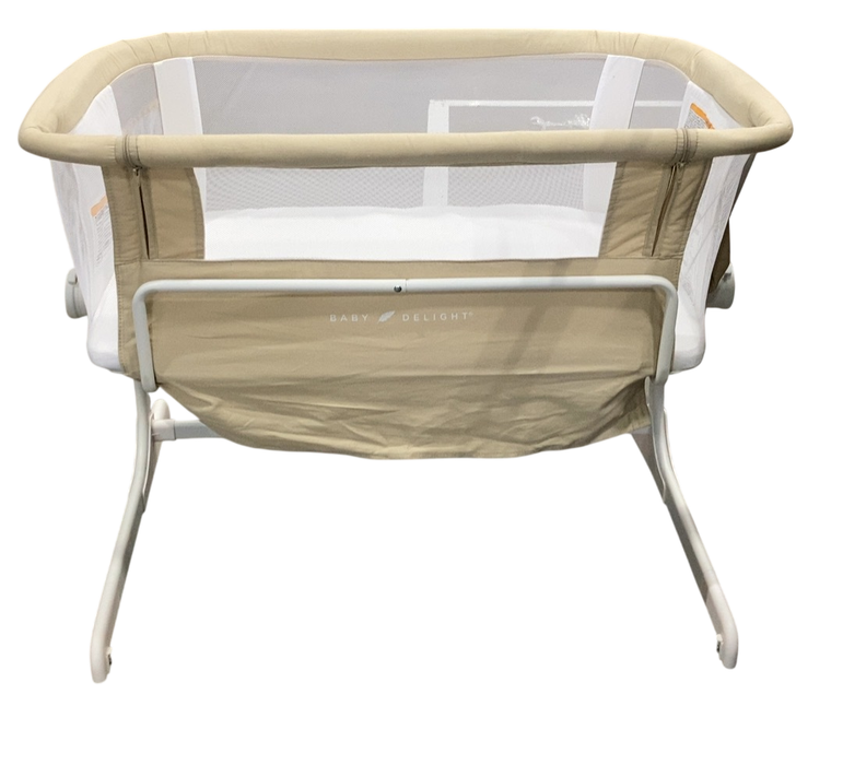 Shop Baby Delight Beside Me Dreamer Bassinet & Bedside Sleeper, Organic Oat at GoodBuy Gear