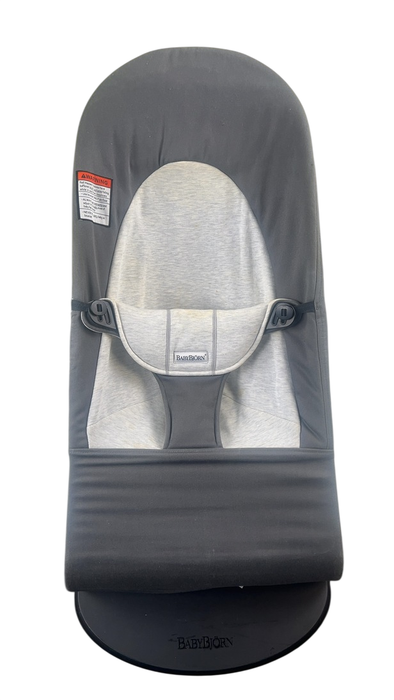 Shop BabyBjorn Bouncer Balance Soft, Black Frame, Dark Gray/Gray at GoodBuy Gear